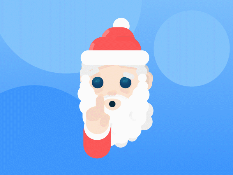 Santa Claus 2d animation aftereffects animation app characterdesign christmas design duik face human illustration illustrator new year rig santa santaclaus secret shadow snow ui