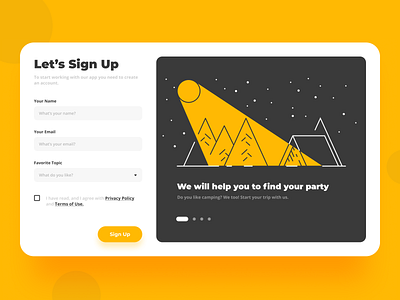 Sign Up UI