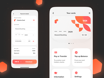 Check Out UI app bank banking branding card checkout colors design glass glassmorphism icon light payment shadow transfer typography ui uiux ux vector