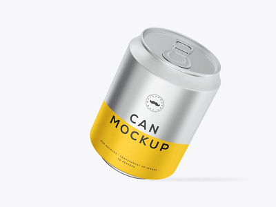 Free Can Mockup can 3d model can 3d render can hd images can isolated template can model can photoshop can psd free can template
