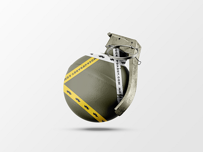 Free Grenade Mockup