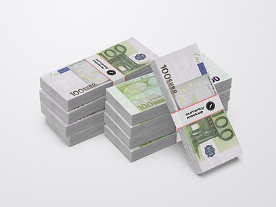 Free Money Stacks Mockup