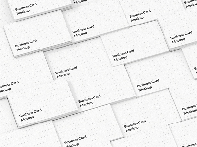 Free Business Card Mockup