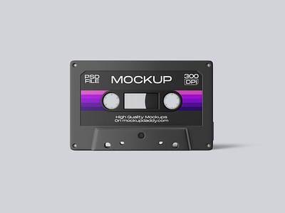 Free Cassette Mockup cassette cassette 3d model cassette design cassette hd images cassette photoshop cassette psd free cassette template