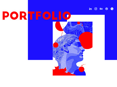 Portfolio digitalart illustration ui web design webdesign
