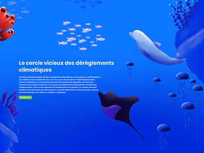 Greenpeace illustration procreate ui web design webdesign website