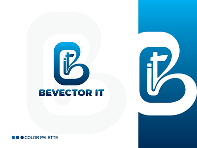 Bevector It Logo Design bevectorit branding it logo logo logo design technology logo vector