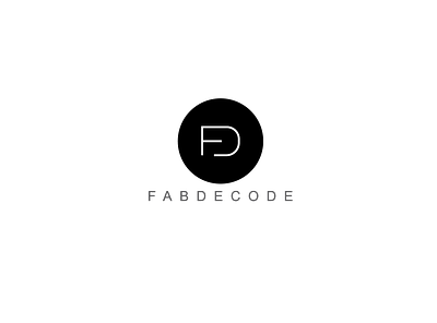 Fabdecode Logo Design brand identity branding clothing clothing brand design illustration logo logo design vector