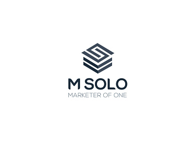 M Solo Logo Design branding design illustration logo logo design marketing vector