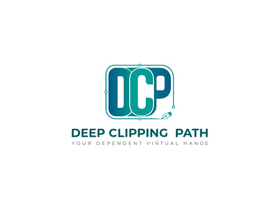 DCP Logo Design branding clipping path design illustration logo logo design vector