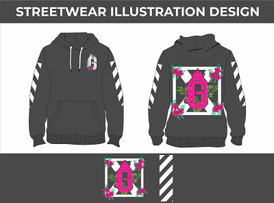 Streetwear with Illustration Design apparel design branding clothes design designtracksuitstreetwear edgy design edgy style fashion fashion design fashion designer graphic design hoodie illustration jacket logo manufacture streetwear streetwear hoodie vector