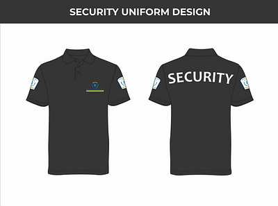 Security Uniform Design apparel clothes design fashion fashion design hoodie illustration manufacture mock up polo polo design polo shirt security security company streetwear uniform uniform polo vector