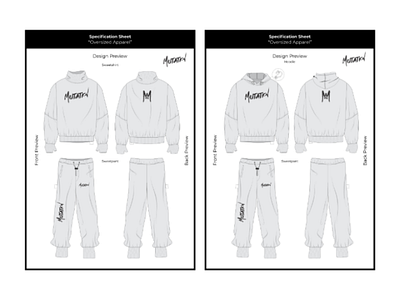 Design streetwear sweatsuit