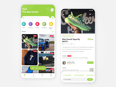 Buy & Sell App 2020 2020 trend android app application buy and sell clean design interface ios minimal popular shopping ui uidesign uiux ux uxdesign