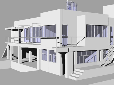 E 1027 Illustration Model Preview 4 3d visualization architectural illustration eileen gray