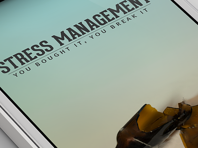 Stress Management design ios iphone mobile ui