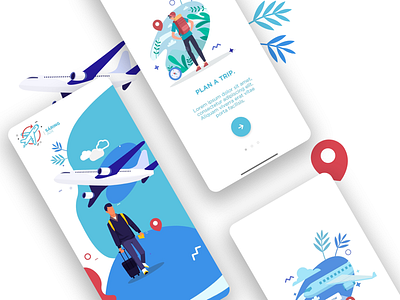 FlightsApp design✈️ ui design