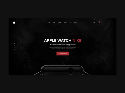 Apple Watch animation branding design interface interfacedesign motion design typography ui ux web