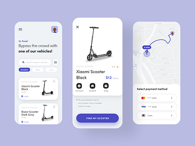 Future of transport app clean ui color design interface interfacedesign typography ui ui ux ux