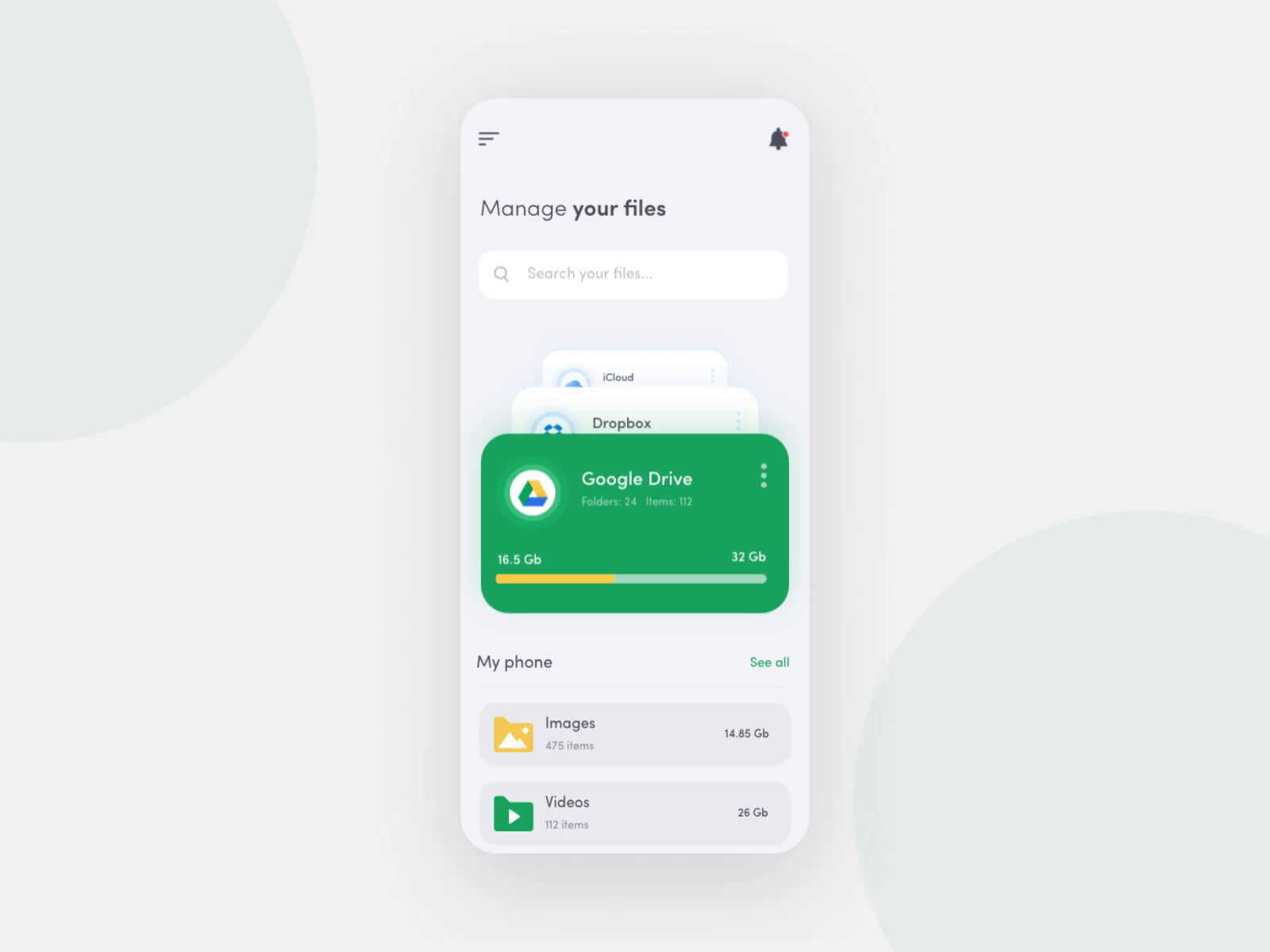 File Manager App by Pavle Jonic 🚀 on Dribbble