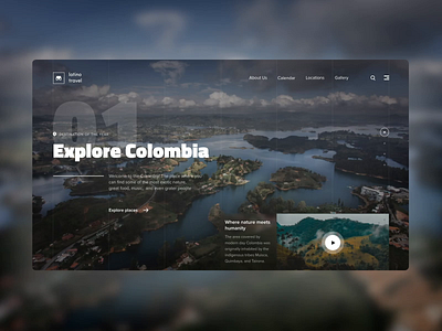 Travelling Website Transition aftereffects interface interfacedesign motion design travel travel agency travelling ui ux