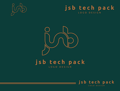 ISB Tech Pack Logo branding business clean company creative design elegant letter logo modern