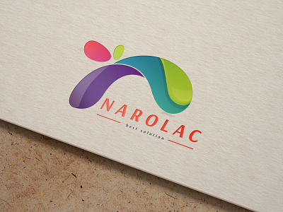 NAROLAC COSMETICS LOGO branding clean corporate cosmetic creative design illustration logo modern