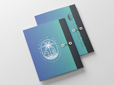 Free Paper Folder With String Mockup Copy branding logo villa