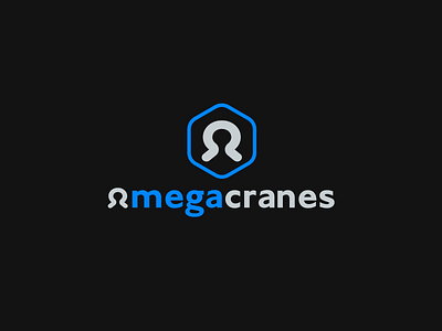 Omega Cranes branding design icon illustrator logo marca minimal omega typography