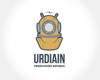 Urdian boutique illustrative lines logo production punk steam urdian