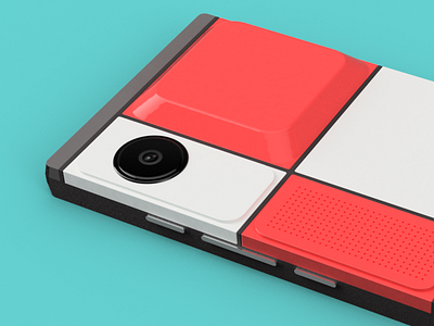 Project Ara Render - More detailing 3d future google project ara render