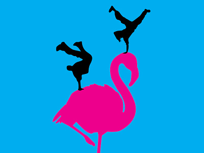 Flamingo culture dancing flamingo