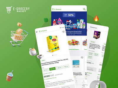 E-Grocery Basket, an B2B e-commerce platform