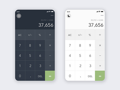 UI design challenge-calculator