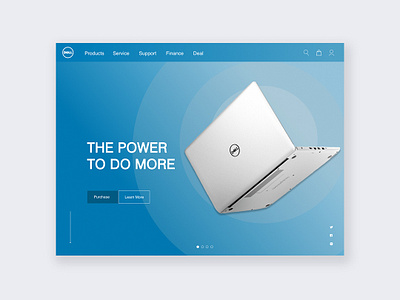 Dell website design