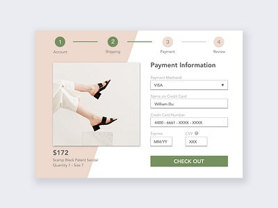 UI design challenge-checkout page