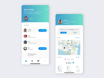 UI design- family safety app app appdesign design design challenge designchallenge interface design mobile mobile design ui ui challange uidesign ux ux ui uxdesign visual visual design