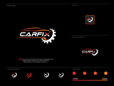 CARFIX Logo branding car carfix carfixlogo design designs fix fixcar fixcarlogo graphic design illustration logo logocar logocarfix logodesign vector