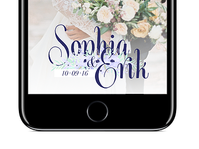 Wedding Snapchat Filter filter flowers geofilter lettering love purple snapchat wedding