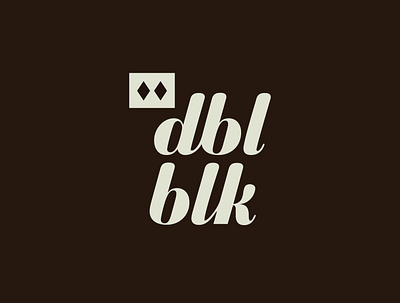 Cold Brew Coffee Branding - DBL BLK art direction brand identity branding cocktail cocktails coffee denver design logo logotype type typedesign vector