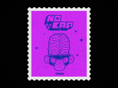 010 No Cap ape cap cartoon network design illustraion logo mojo jojo power puff girls stamp stars villain