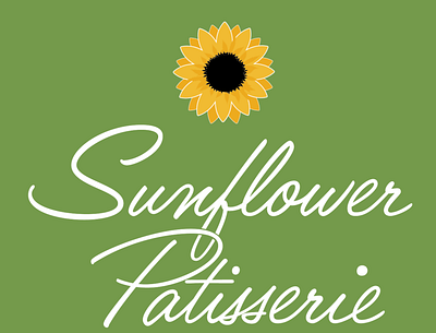 Sunflower Patisserie bakery branding cbd branding design edibles graphic design hiremarthalynnlaskie illustration logo marketing smallbusiness typography yonkersagency