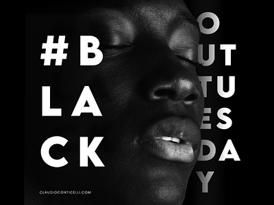 #BlackoutTuesday black black white black and white blackandwhite blackouttuesday design design art post poster design uidesign