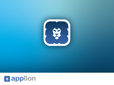 App Development Company animal app application development branding flat icon idenity lion logo logo design typography ux