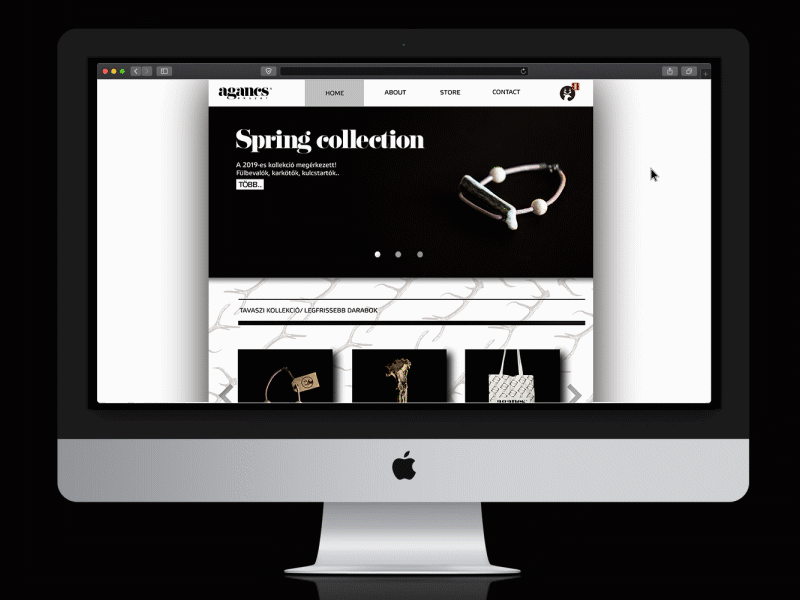 Jewelry Website Contcept animal animation app branding icon logo design ux animation web design website
