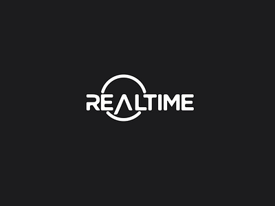 Realtime branding clock identity logo logodesign time tv