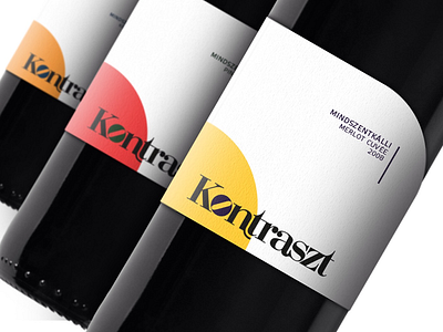 Contrast Wines contrast graphicdesign label labeldesign wine