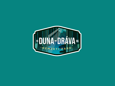 DANUBE-DRAVA NATIONAL PARK badge branding hungary identity illustration logo logodesign typography vector