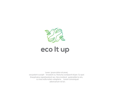 eco animasi branding desain design icon illustration ilustracion logo vektor