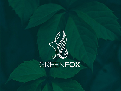 greenfox animasi design icon ilustracion logo merek vektor